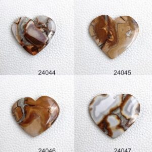 Cobra Jasper Heart Cabochon, Cobra Jasper Heart Crystal,