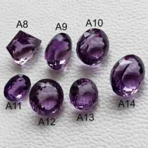 Purple Amethyst Quartz, Amethyst Cut Crystal, Natural Amethyst Faceted Beads, Amethyst Gemstone For Rings, Jewelry, Pendants Supplies