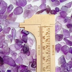 African Amethyst Gemstone 1OZ Chip, Amethyst Crystal Chips, Bulk Assorted Amethyst Stone Chips, Wholesale Crystal Loose Chips For Jewelry