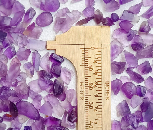 African Amethyst Gemstone 1OZ Chip, Amethyst Crystal Chips, Bulk Assorted Amethyst Stone Chips, Wholesale Crystal Loose Chips For Jewelry