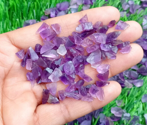 Amethyst Crystal Chips, Natural Amethyst Gemstone Chip, Bulk Assorted Amethyst Stone Chips, Loose Chips, Wholesale Crystal Chips For Jewelry