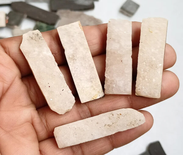 Agate Crystal Shards, Agate Quartz Slice, Agate Crystal Point, Natural Agate Raw Slice, Agate Quartz Stone, Raw Quartz for Crafting Jewelry