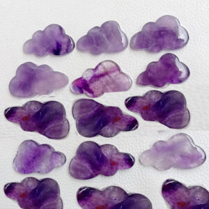 Amethyst Crystal Cloud, Cloud Crystal, Amethyst Cabochon, Amethyst Cloud Beads, Amethyst Gemstone Chakra Stone For Necklace, Pendant