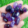 Amethyst Tumble Stone, Natural Amethyst Crystal, Amethyst Loose Tumbled, Crystal Healing Stone Reiki Tumbles, Crystal Craft kits for Jewelry