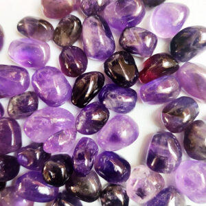 Amethyst Tumble Stone, Natural Amethyst Crystal, Amethyst Loose Tumbled, Crystal Healing Stone Reiki Tumbles, Crystal Craft kits for Jewelry