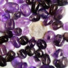 Amethyst Tumble Stone, Natural Amethyst Crystal, Amethyst Loose Tumbled, Crystal Healing Stone Reiki Tumbles, Crystal Craft kits for Jewelry