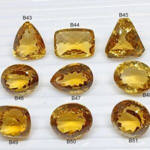 Jewelry Stone Faceted Citrine Quartz, Citrine Quartz Cut Crystal, Yellow Citrine Quartz, Natural Citrine Gemstone For Rings, Pendants Beads