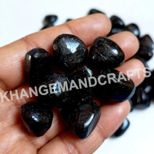 Black Tourmaline Tumble, Tourmaline Crystal Tumble, Tourmaline Loose Tumbled, Healing Stone, Reiki Tumbles, Crystal Craft kits for Jewelry