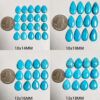 Blue Howlite Cabochon, Howlite Turquoise Pear Calibrated Stone 10x14mm,10x19mm,12x16mm,13x18mm,13x25mm,15x20mm,15x25mm,16x24mm Howlite Beads