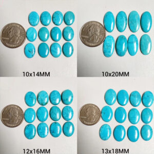 Blue Howlite Turquoise Oval Cabochon 10x14mm, 10x20mm, 12x16MM, 13x18mm, 15x20mm, 15x25mm, 16x22mm, 18x25mm Calibrated Howlite Beads Jewelry