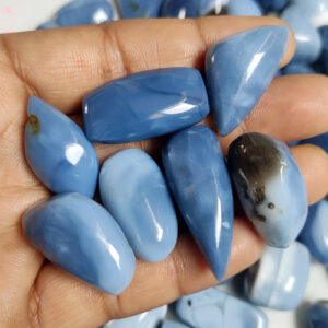 Blue Opal Tumble Stone, Opal Tumble, Blue Opal Loose Tumbled, Healing Stone, Opal Beads Reiki Tumbles, Crystal Craft kits for Jewelry Making