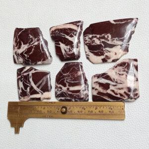 Brecciated Jasper Slice, Natural Coconut Jasper Slab, Raw Jasper Crystal Flat Stone- You Choose by Piece