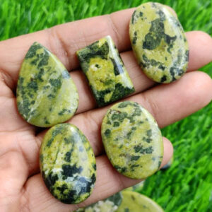 Canadian Jade Gemstone, Natural Canadian Nephrite Jade Cabochon, Canadian Jade Stone Beads AA+ For Rings, Pendants, Necklace Jewelry Supply