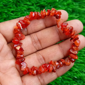 Carnelian Bracelet, Carnelian Chips Bracelet, Bracelet for Women, Yoga Bracelets, Energy Bracelet, Anxiety Bracelet, Root Chakra Bracelet,