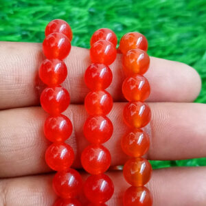 Carnelian Bracelet, Root Chakra Carnelian Bracelet for Women, Carnelian Agate Crystal Jewelry, Carnelian bracelets adjustable 4mm-6mm Round