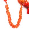 Carnelian Teardrop Faceted Beads, AAA+ Quality With 01MM Hole 8” Per Strand Carnelian Mix Size Beads, Carnelian Cut Beads For Jewelry