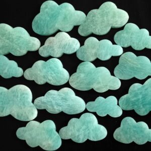 Amazonite Cloud Stone, Natural Amazonite Cloud, Amazonite Crystal Cloud, Amazonite Cloud Beads, Amazonite Cloud for Necklace Jewelry Supply