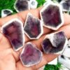 Purple Trapiche Amethyst Slice, Natural Amethyst Slab Gemstone, Chevron Amethyst Crystal Slice For Jewelry, Amethyst Stone for Healing decor