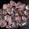 Rose Quartz Tumble Stone, Quartz Crystal Tumble, Rose Quartz Loose Tumbled, Healing Stone, Reiki Tumble, Crystal Craft kits for Jewelry