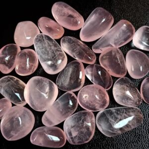 Rose Quartz Tumble Stone, Quartz Crystal Tumble, Rose Quartz Loose Tumbled, Healing Stone, Reiki Tumble, Crystal Craft kits for Jewelry