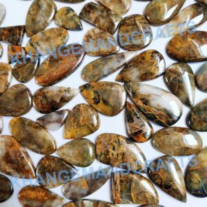 Nellite Pietersite Gemstone Lot, Natural Nellite Cabochon, Nellite Pietersite Beads AAA Quality for DIY Pendants, Necklace Jewelry Supply